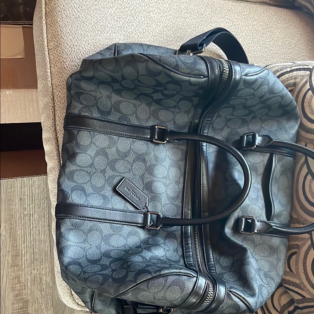 Coach Black Signature Men's Bag